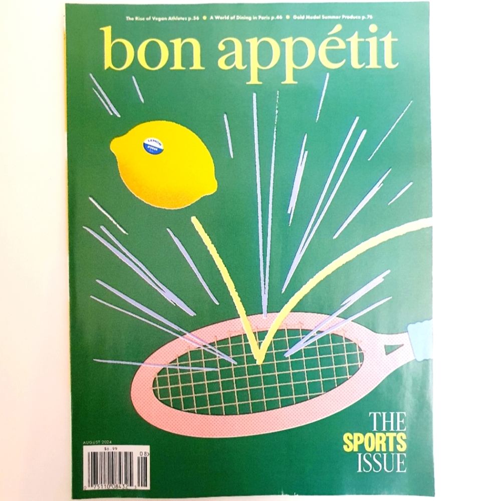 Bon Appetit Magazine August 2024 Sports Issue Vegan Athletes Dining In Paris